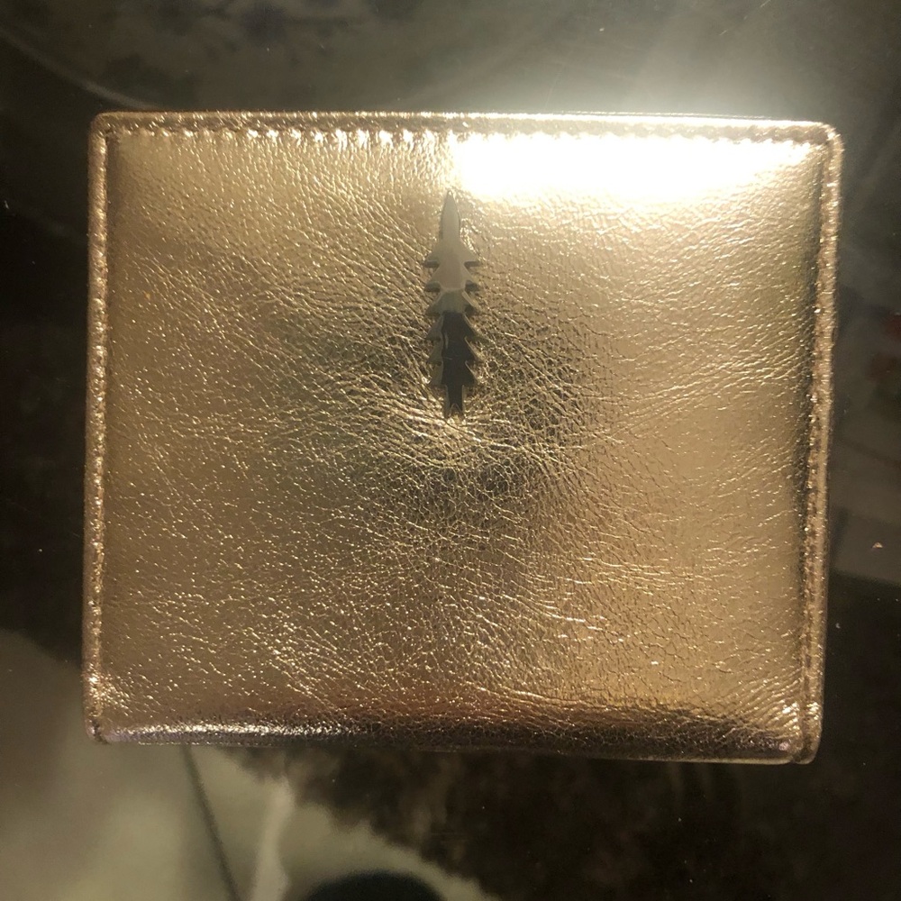 Thacker brand new gold shimmery metallic wallet